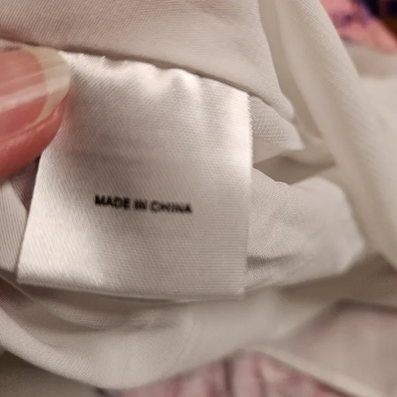 For Love Bell Floral Ruffle Mini Dress Medium NWT Pink Boho Layered V-Neck - Picture 10 of 12